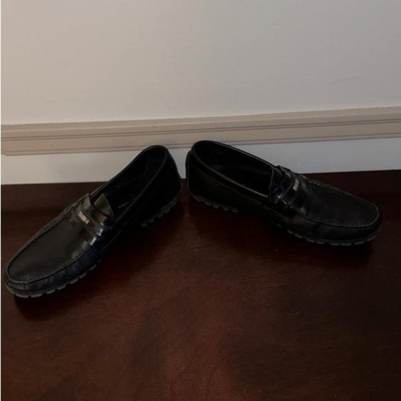 Alessandro Dell’acqua Black Leather Shoes Men’s Size 44 UK (10.5 US) main image 7